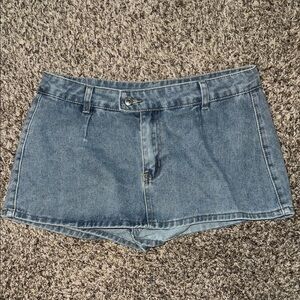Denim Blue Women's Skort